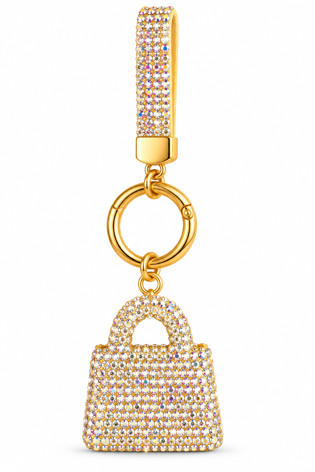 Mini Tote Sparkle Keychain