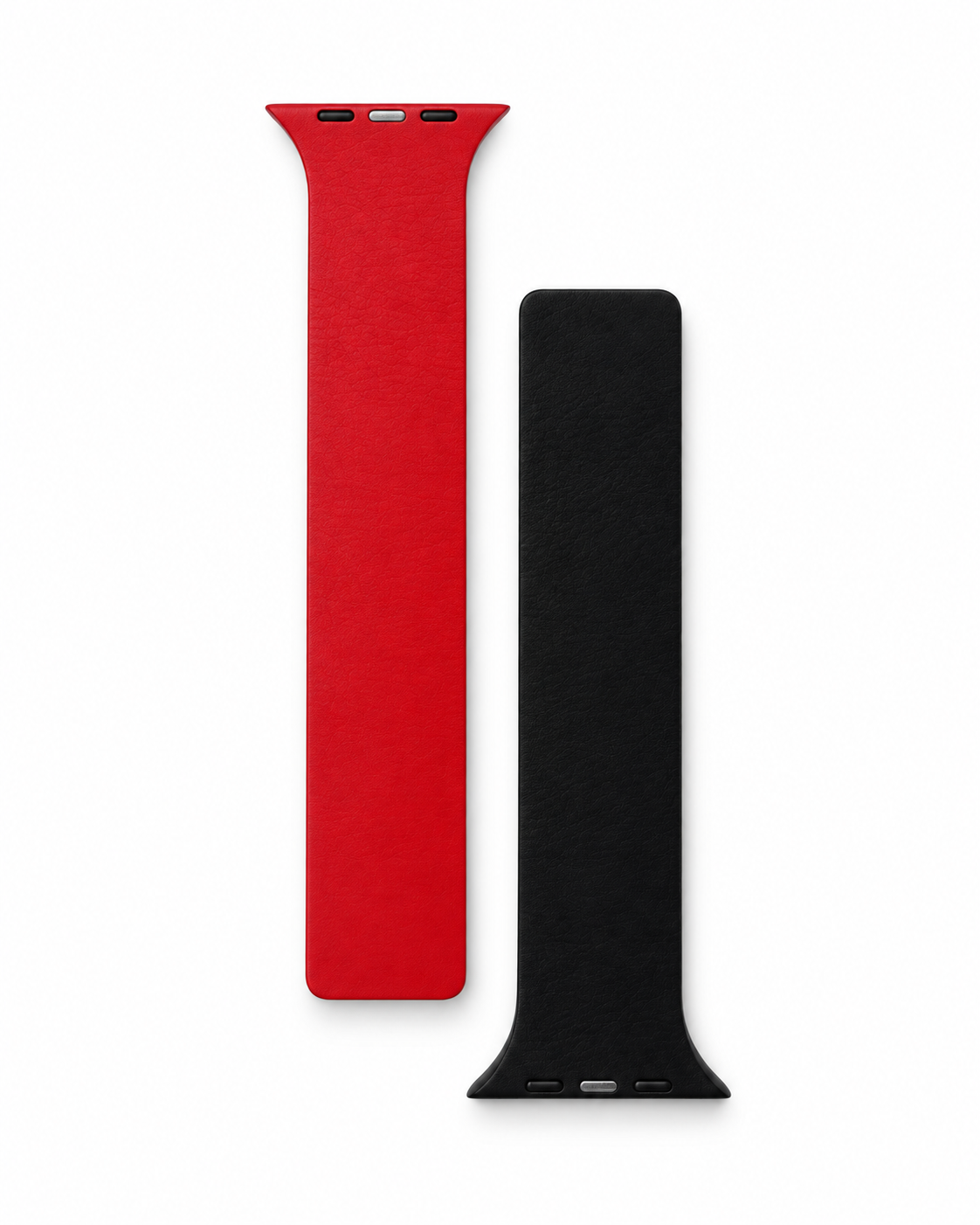 Leather Texture Silicone Apple Watch Strap