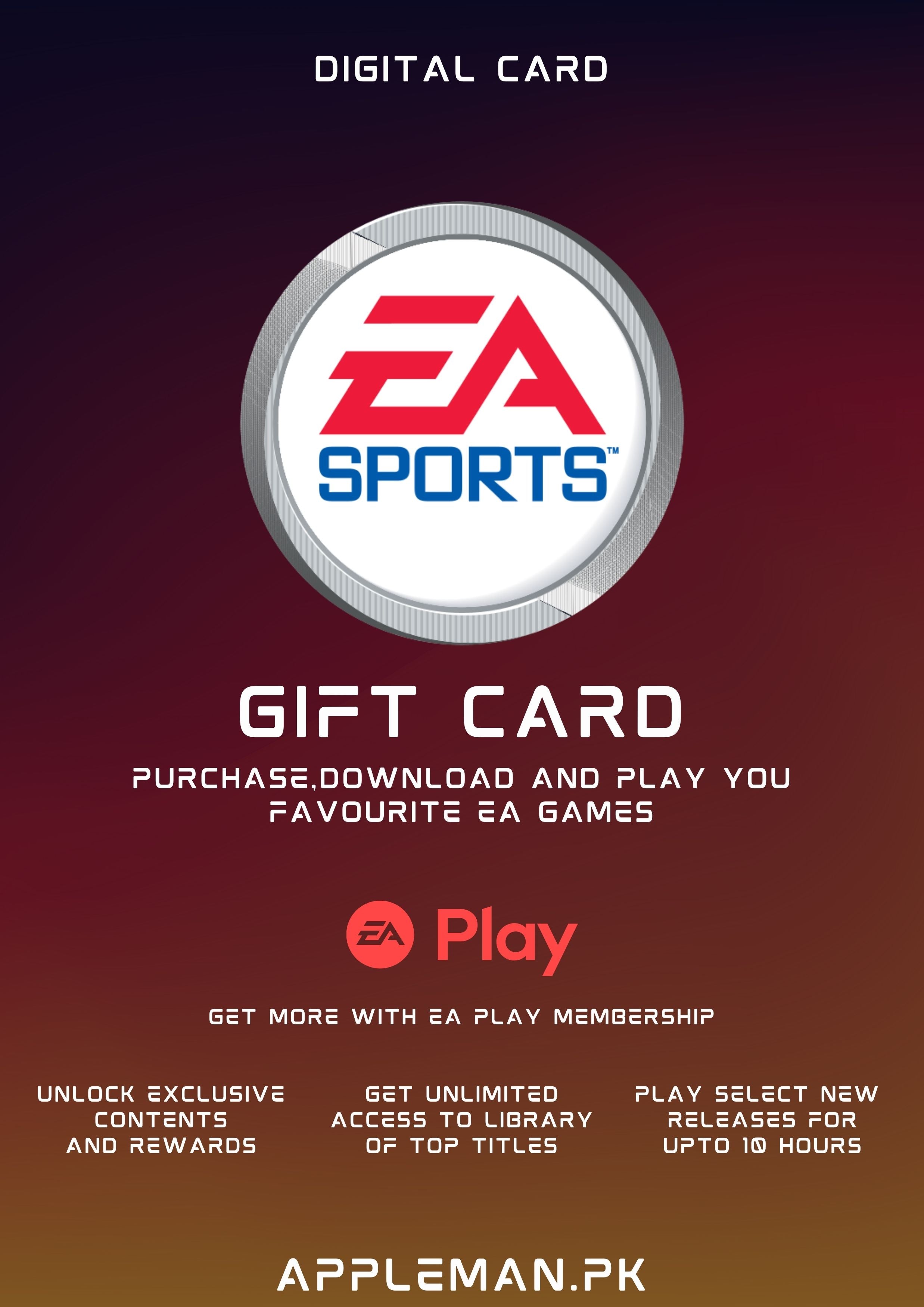 Electronic Arts (EA) Gift Card