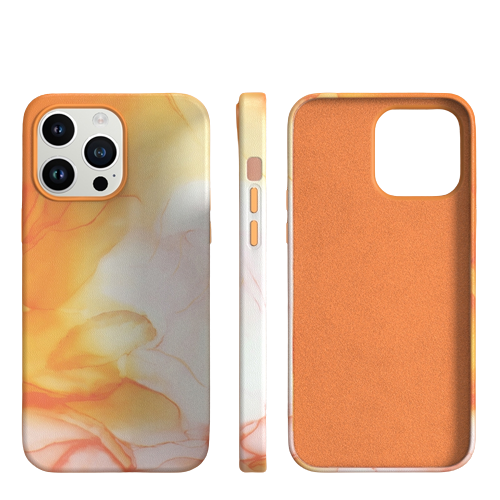 Figura Series Case with MagSafe for Apple iPhone Orange Colour