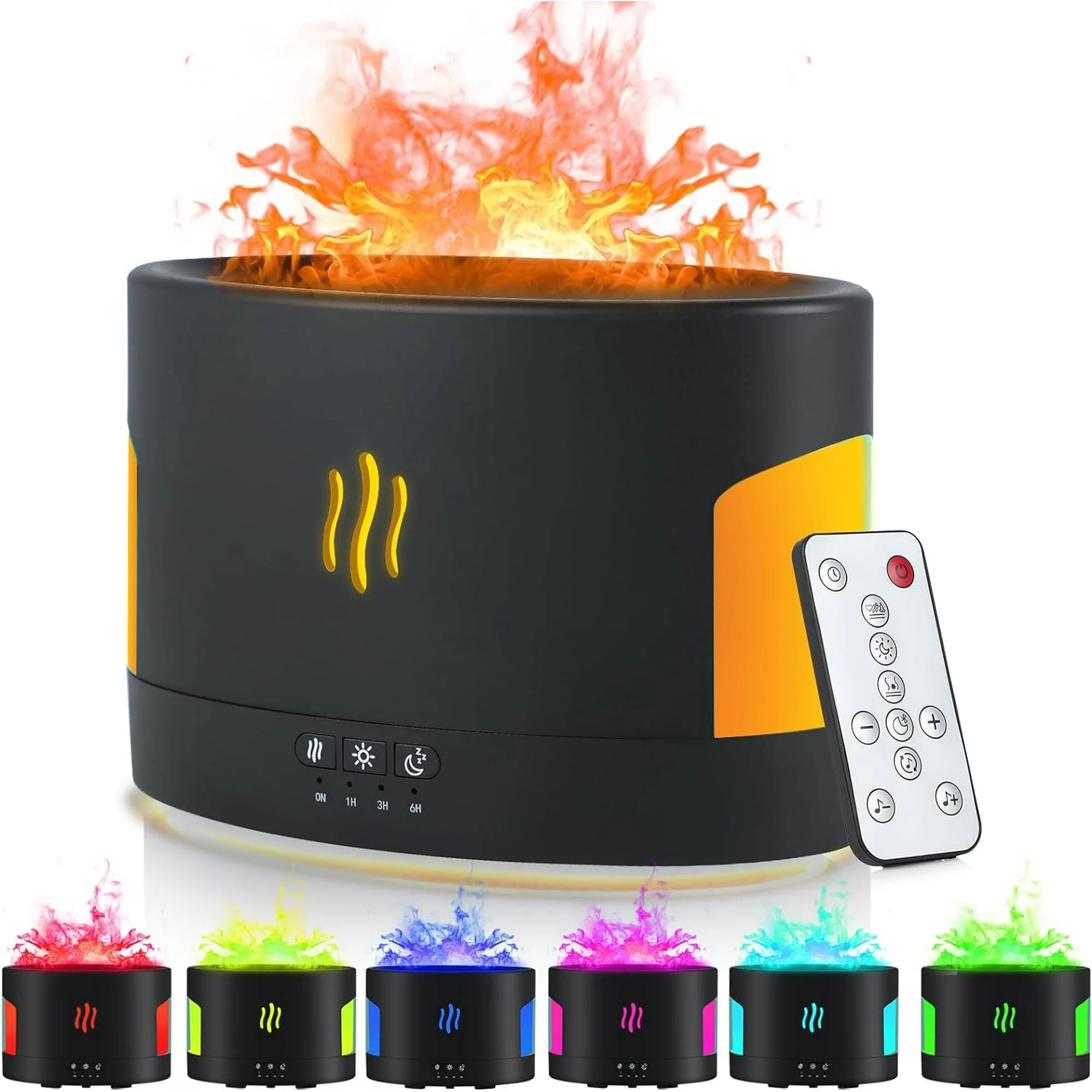 Flame Essential Oil Aroma Diffuser And Bluetooth Speaker HYB-02