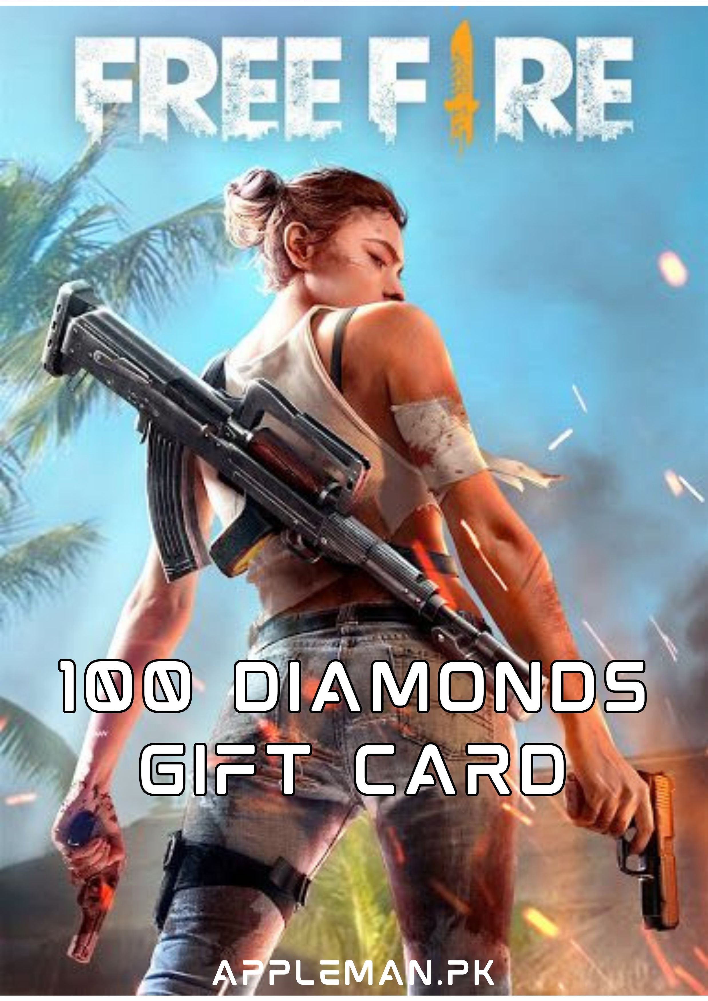 Free Fire Diamonds Gift Card