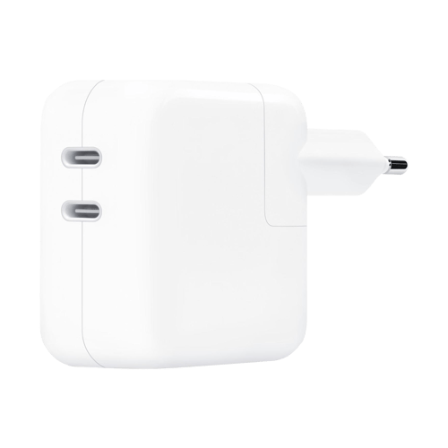 35W Dual USB-C Port Compact Power Adapter (2-Pin)