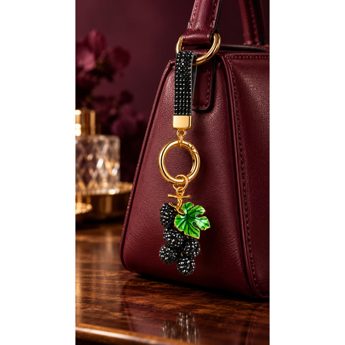 Grape Glow Keychain