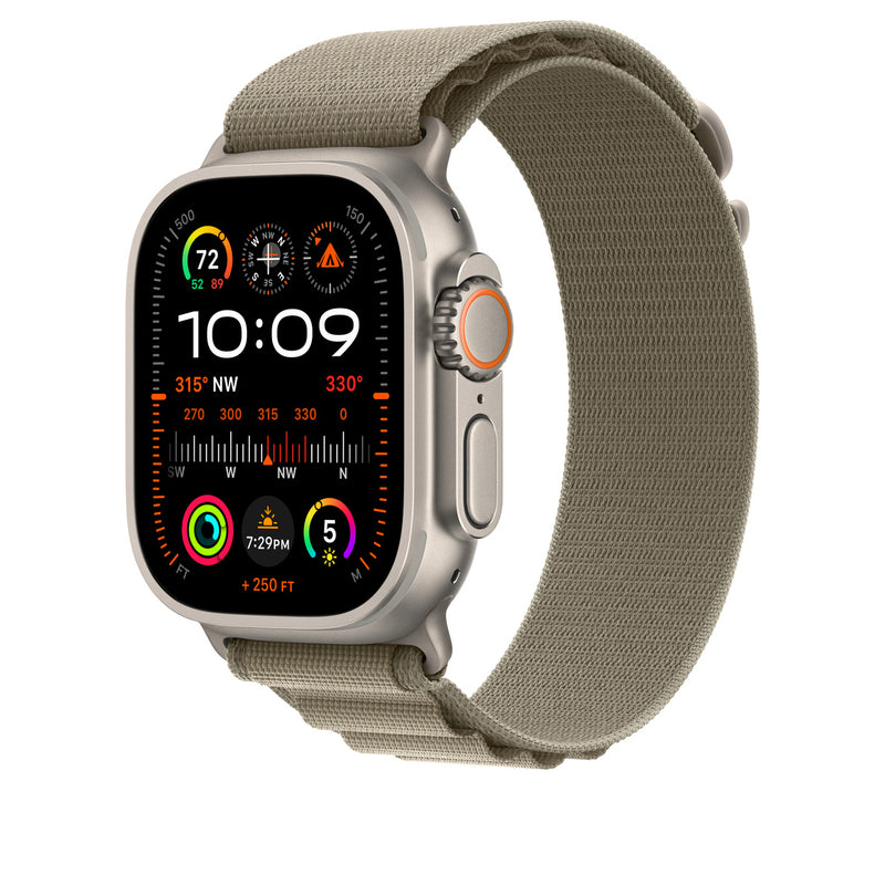 Apple Watch Strap Olive Alpine Loop
