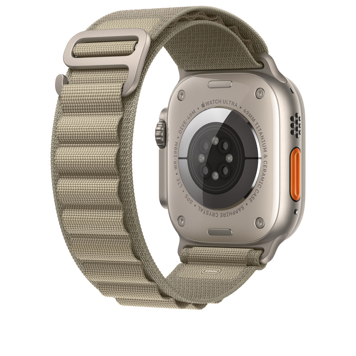 Apple Watch Strap Olive Alpine Loop