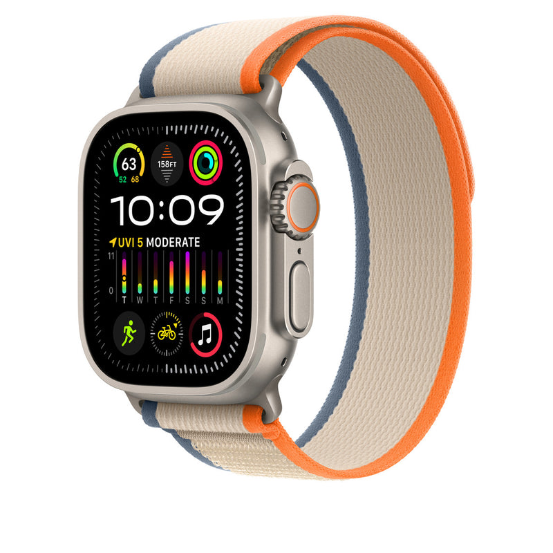 Apple Watch Strap Orange/Beige Trail Loop
