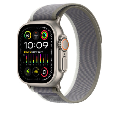 Apple Watch Strap Green/Gray Trail Loop