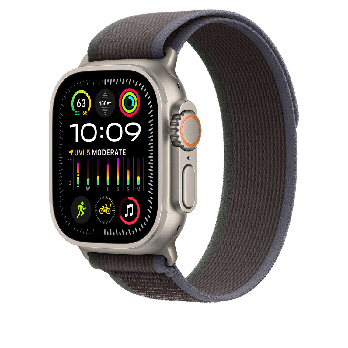 Apple Watch Strap Blue/Black Trail Loop