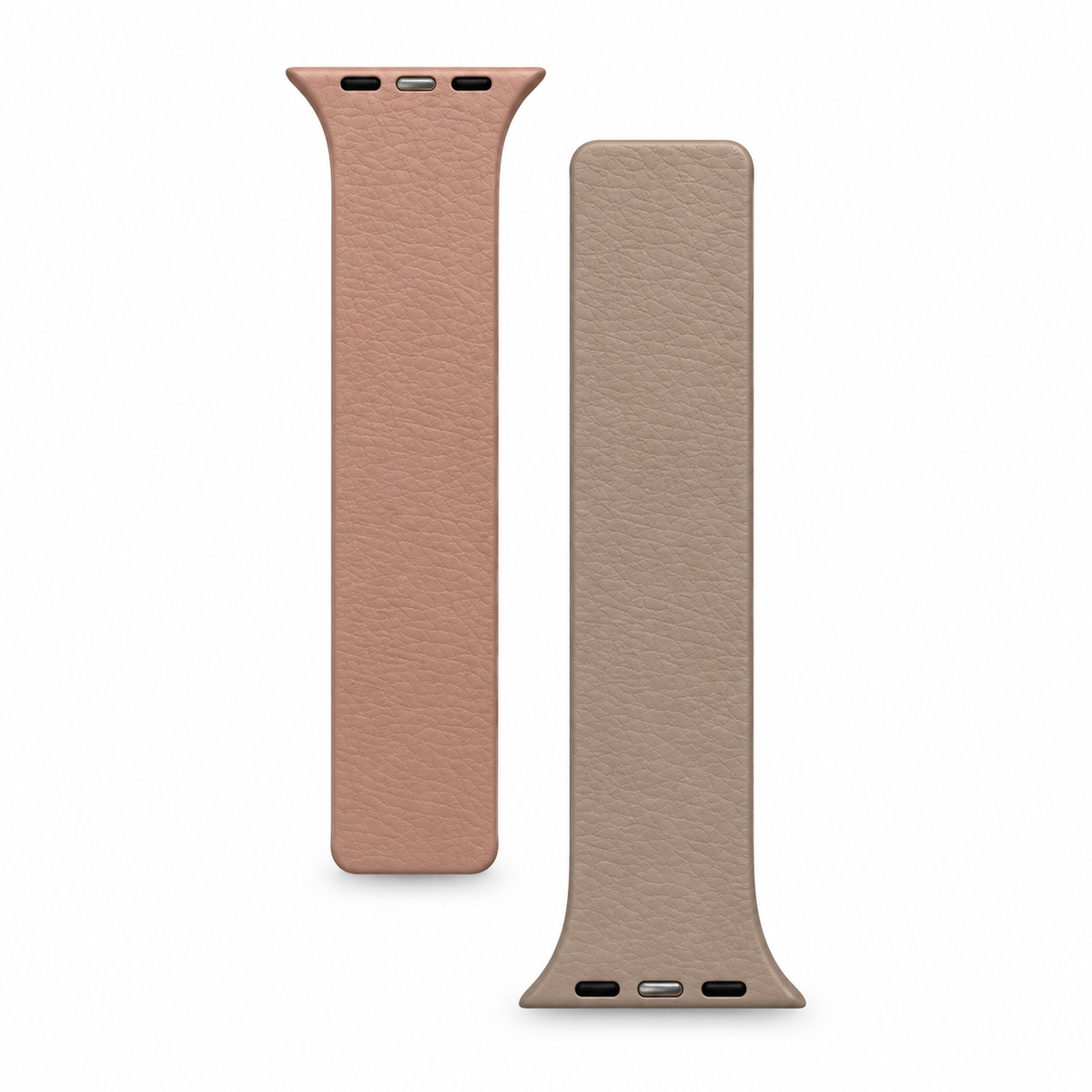 Leather Texture Silicone Apple Watch Strap