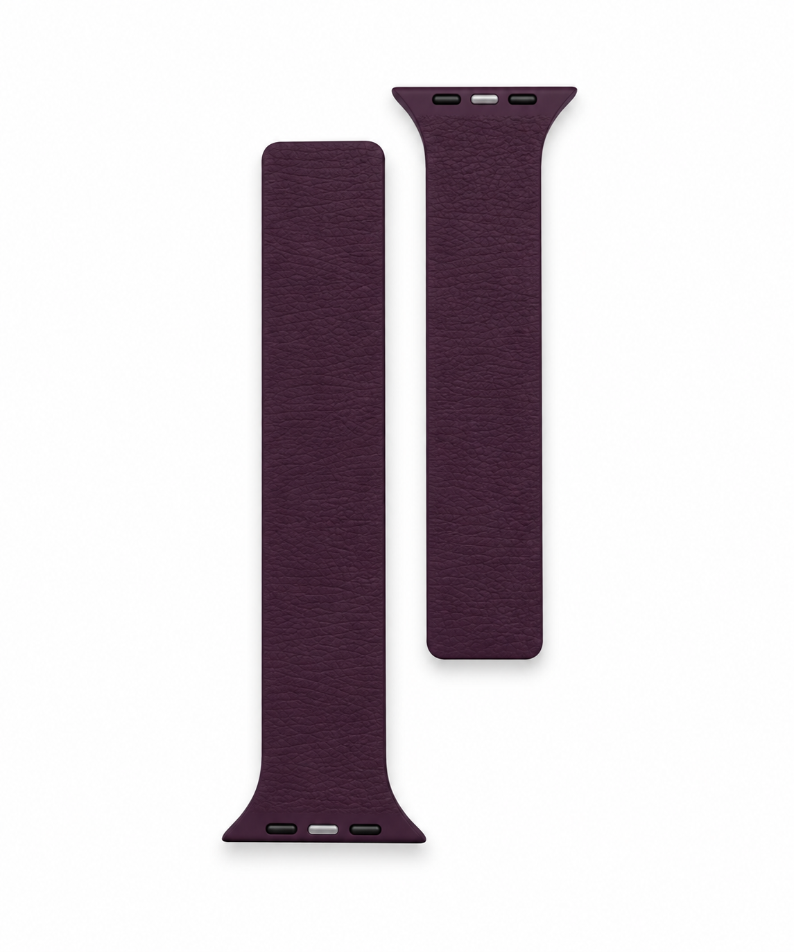 Leather Texture Silicone Apple Watch Strap