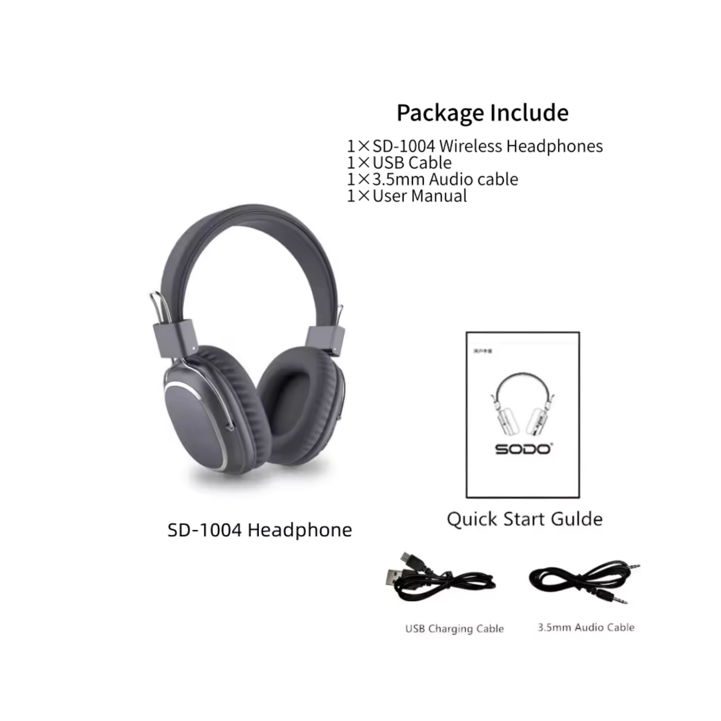 SODO SD-1004 – Over-Ear Hi-Fi Stereo Headset