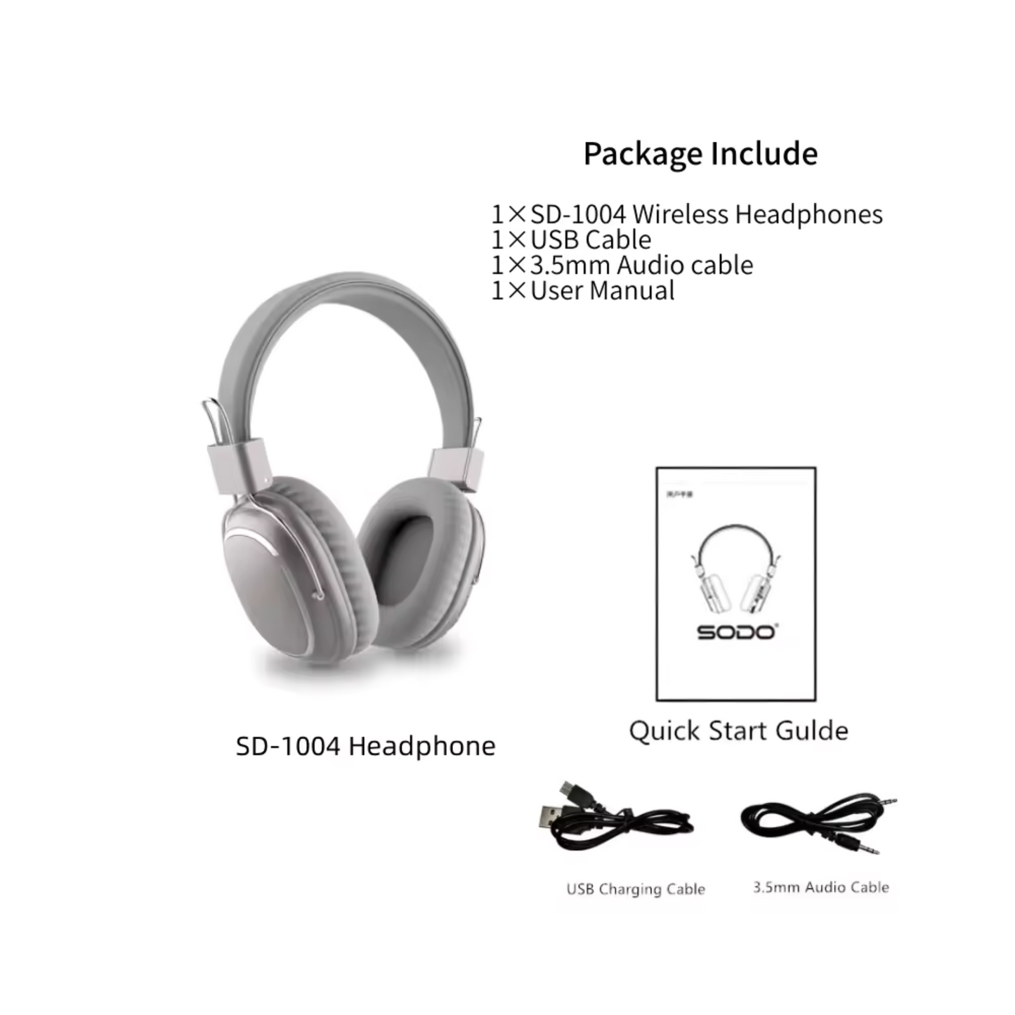 SODO SD-1004 – Over-Ear Hi-Fi Stereo Headset