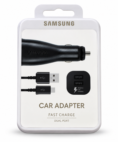 18W Fast Car Charger with Type-C Cable