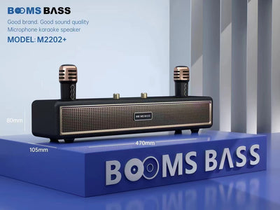 BOOMBASS M2202+ Wireless Karaoke Speaker