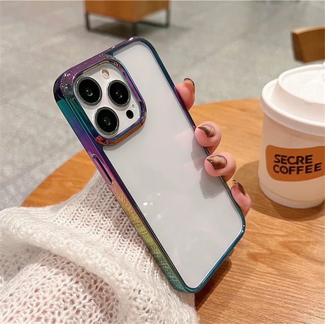 iPhone Color Gradient Laser Bumper Case