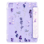 Printed Smart iPad Case with Transparent Back & Pencil Holder