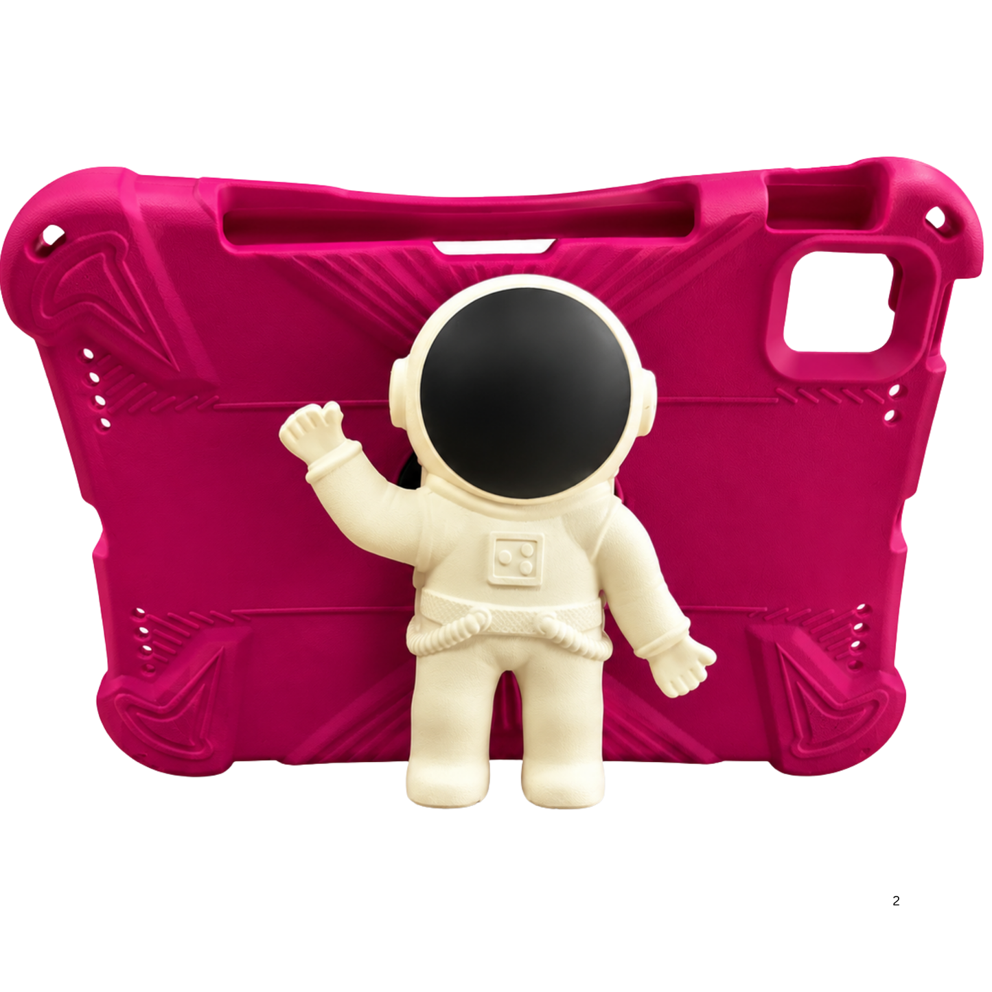 Kids Shockproof iPad Case with 3D Astronaut Stand