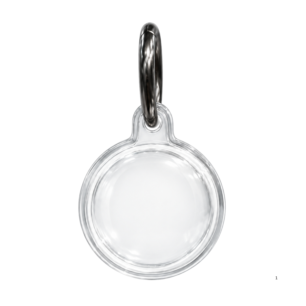 Silicone Jelly AirTag Keychain Case