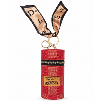 Cute Zipper Pouch Keychain