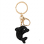 Ruby Dolphin Keychain Charm