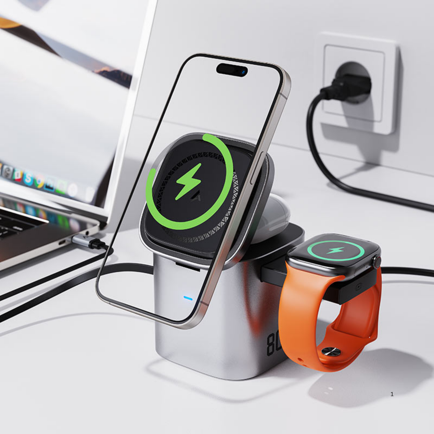 Desktop Fast Wireless Charging Station Z9