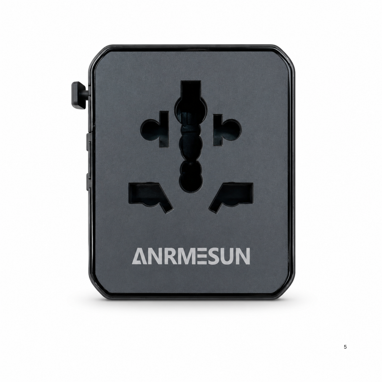 ANRMESUN AS-252C 25W GaN Universal Travel Adapter (2 USB-C + 2 USB-A)