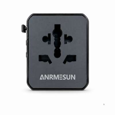 ANRMESUN AS-252C 25W GaN Universal Travel Adapter (2 USB-C + 2 USB-A)