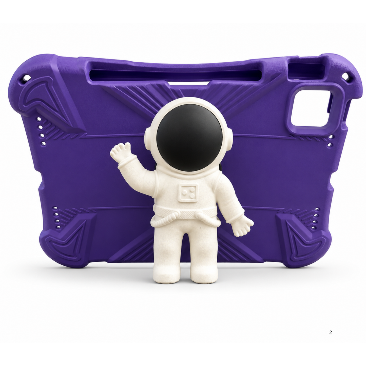 Kids Shockproof iPad Case with 3D Astronaut Stand