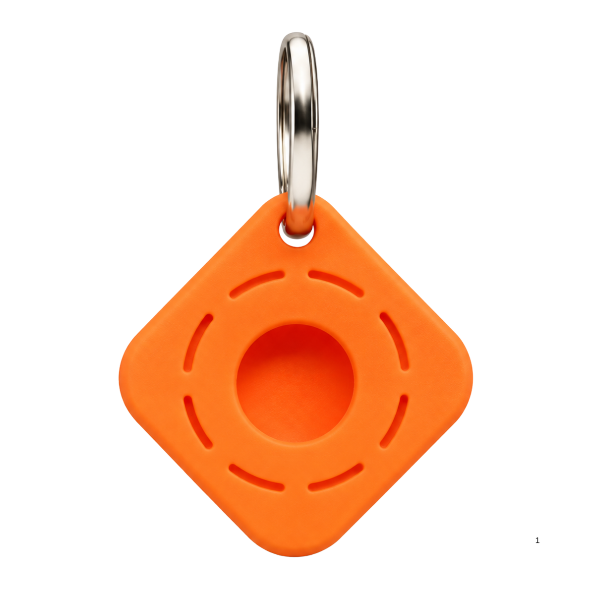 Square AirTag Keychain Case
