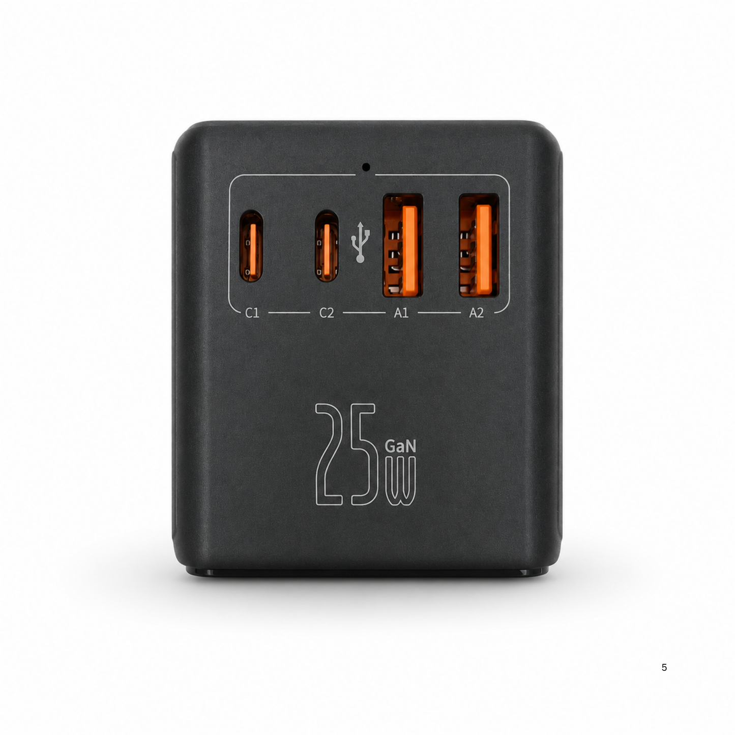 ANRMESUN AS-252C 25W GaN Universal Travel Adapter (2 USB-C + 2 USB-A)