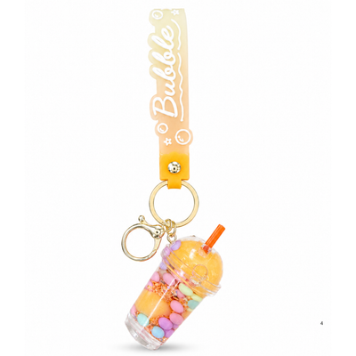Bubble Drink Charm Keychain