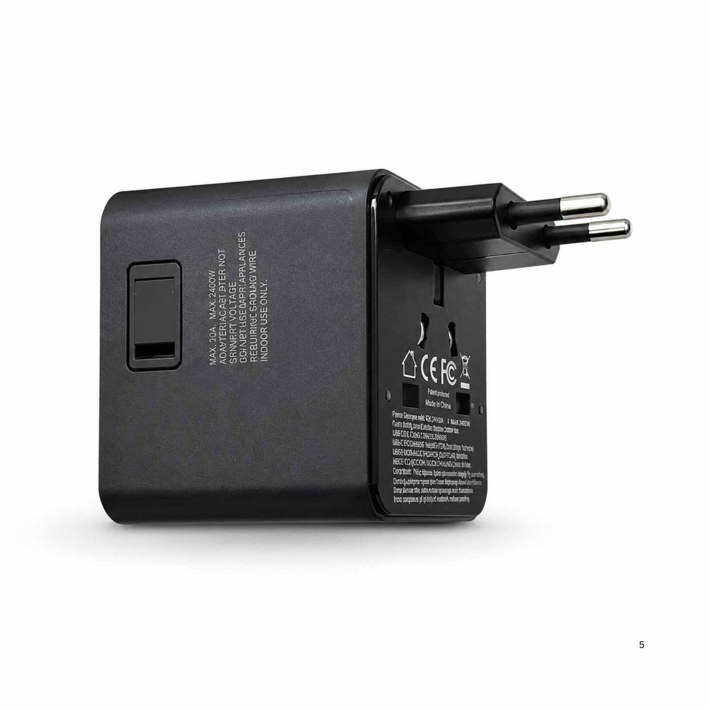 ANRMESUN AS-252C 25W GaN Universal Travel Adapter (2 USB-C + 2 USB-A)