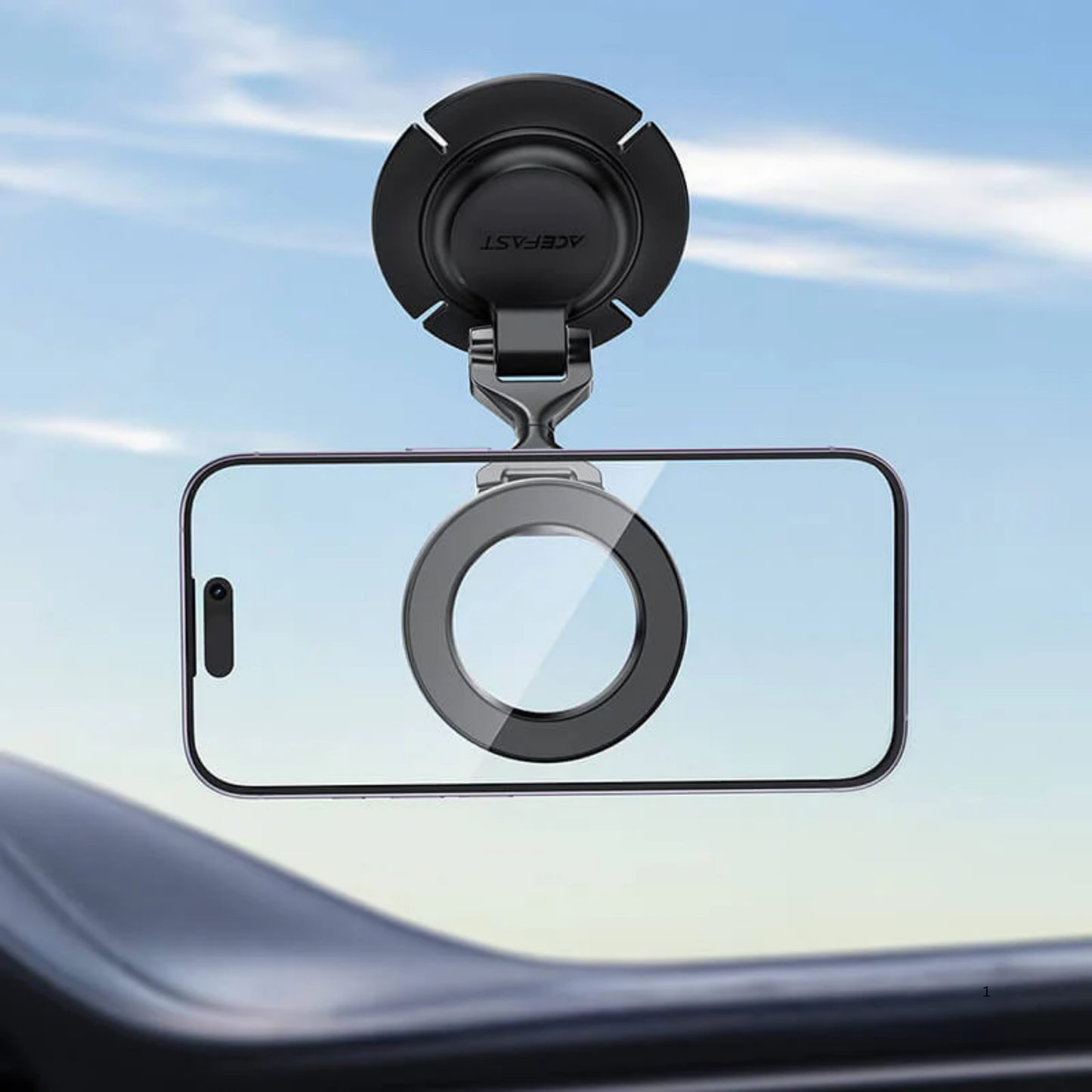ACEFAST D65 Magnetic Foldable Wireless Charging Car Holder