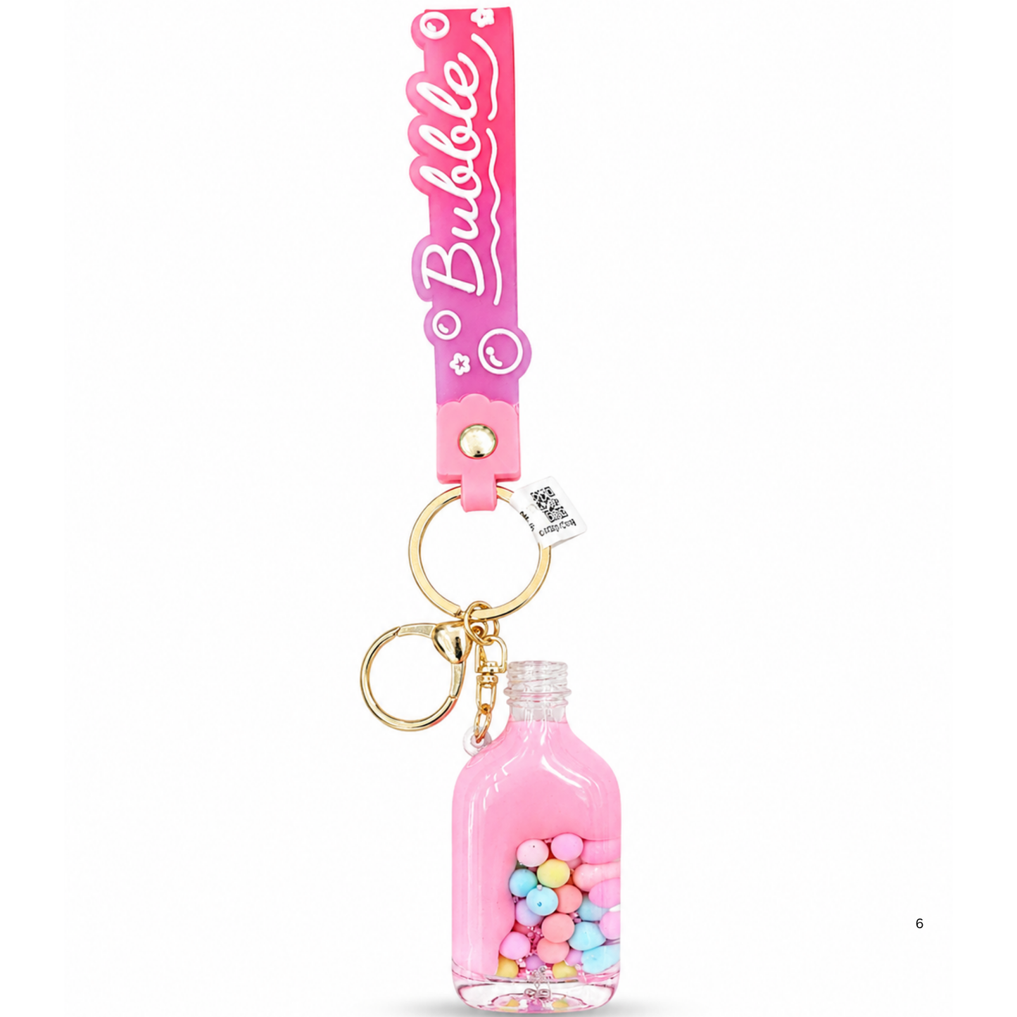 Candy Bottle Charm Keychain