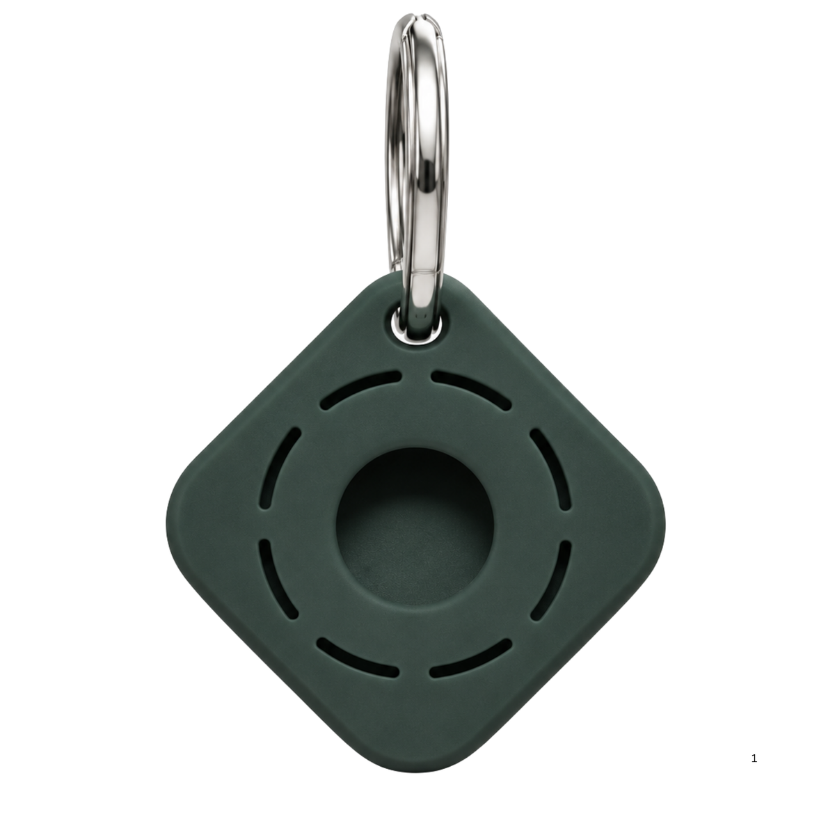 Square AirTag Keychain Case