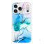 Aurora Marble MagSafe Phone Case – Ocean Blue Edition