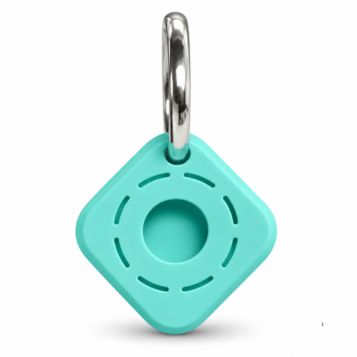 Square AirTag Keychain Case