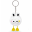 Furry Bunny Charm Keychain