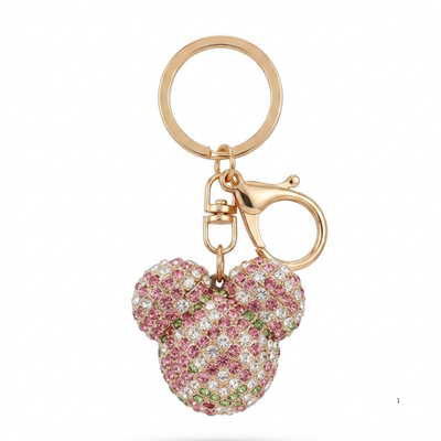 Luxe Teddy Charm Keychain