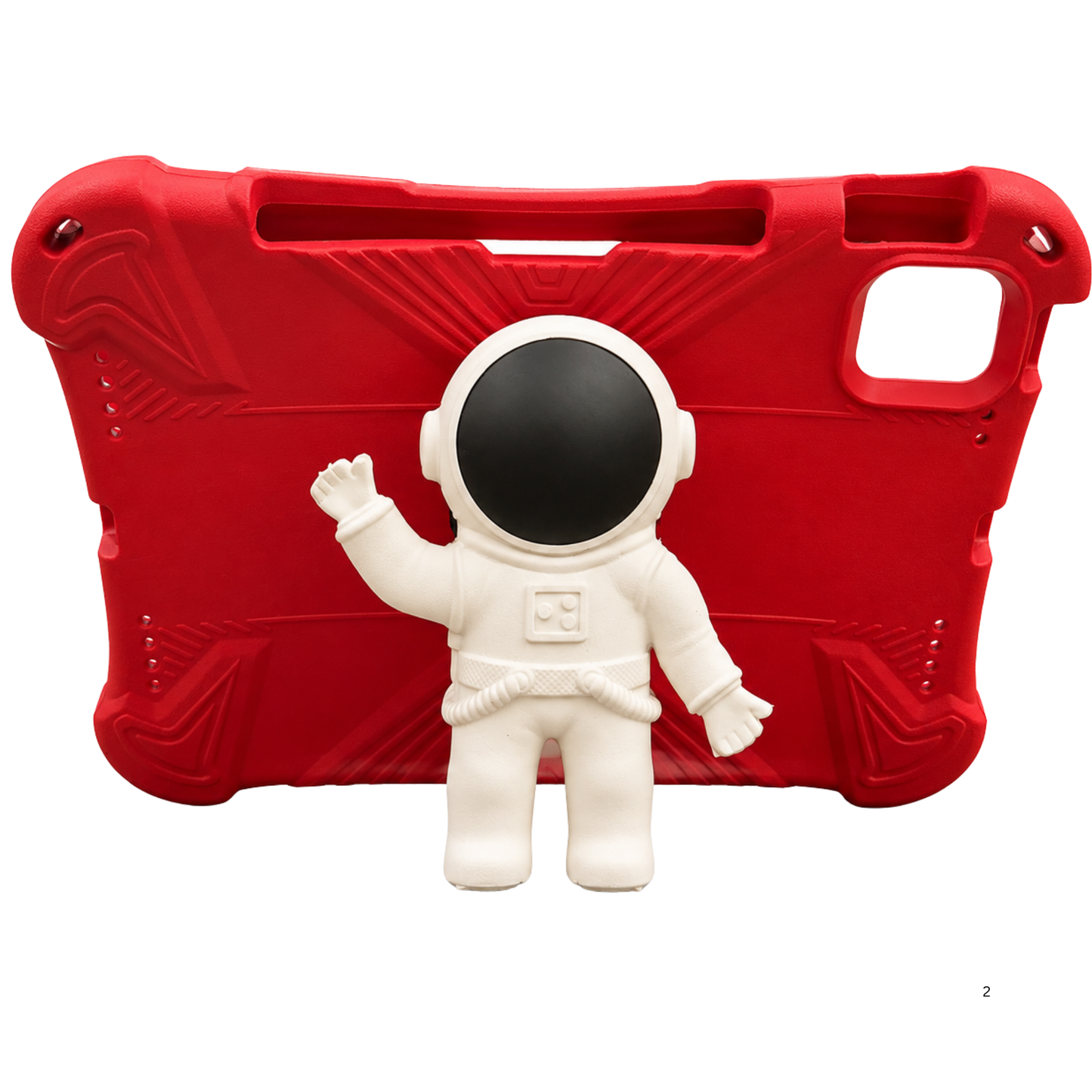 Kids Shockproof iPad Case with 3D Astronaut Stand