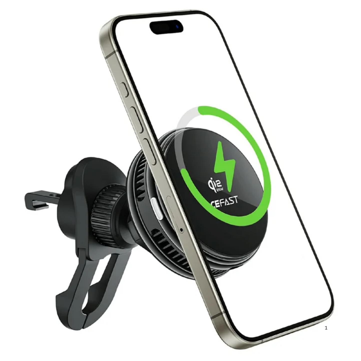 ACEFAST D66 Qi2 Magnetic Wireless Charging Car Mount with Cooling Fan