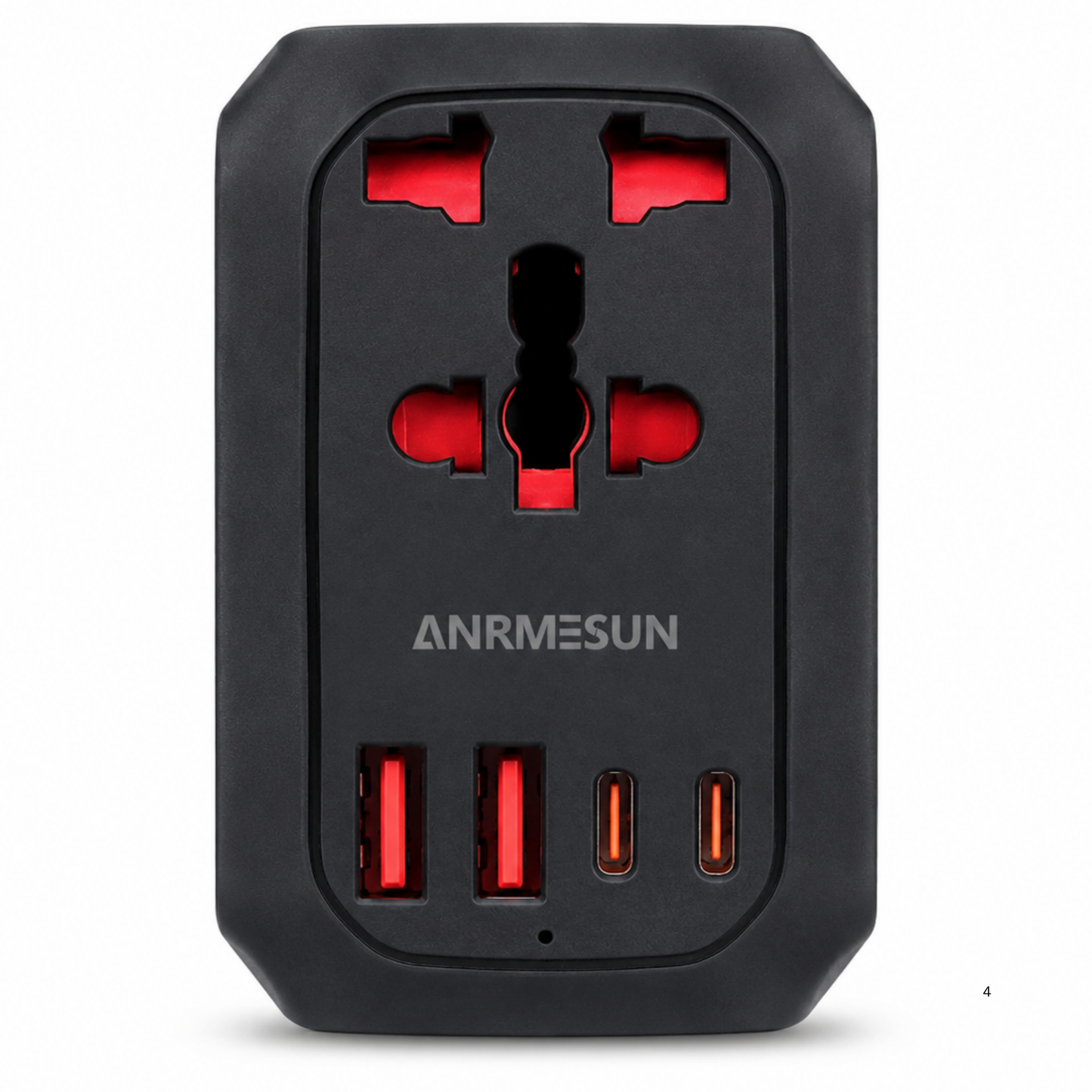 ANRMESUN AS-W2041 Universal Travel Adapter with PD 20W Fast Charging
