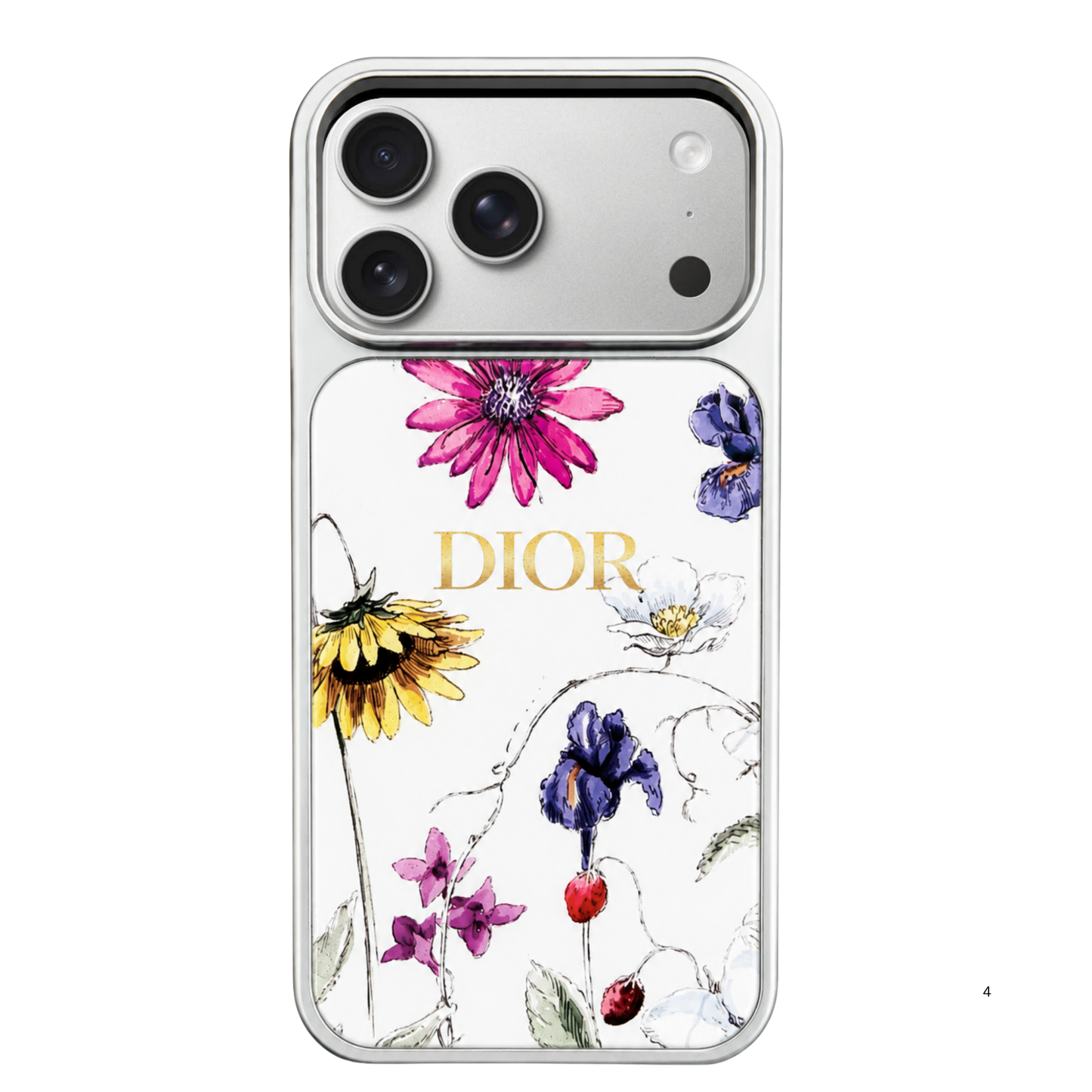 Dior Floral Acrylic UV Case