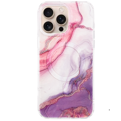Aurora Marble MagSafe Phone Case