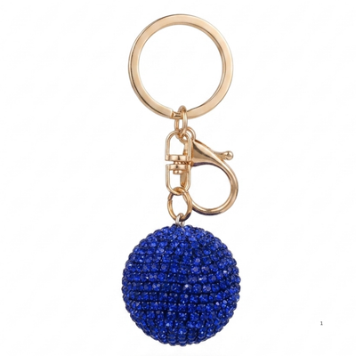 Diamond Ball Charm Keychain