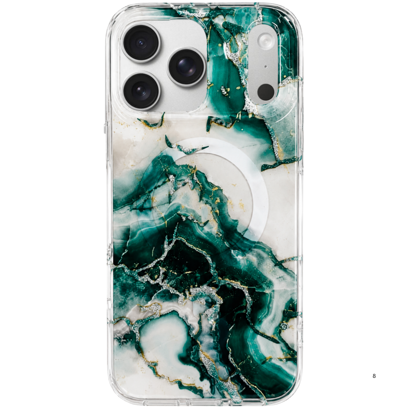 Emerald Marble MagSafe Phone Case