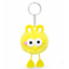 Furry Bunny Charm Keychain