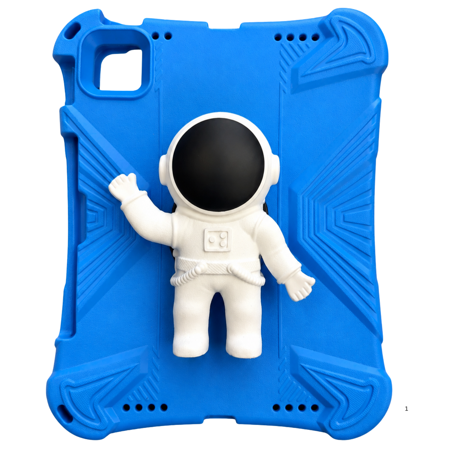 Kids Shockproof iPad Case with 3D Astronaut Stand