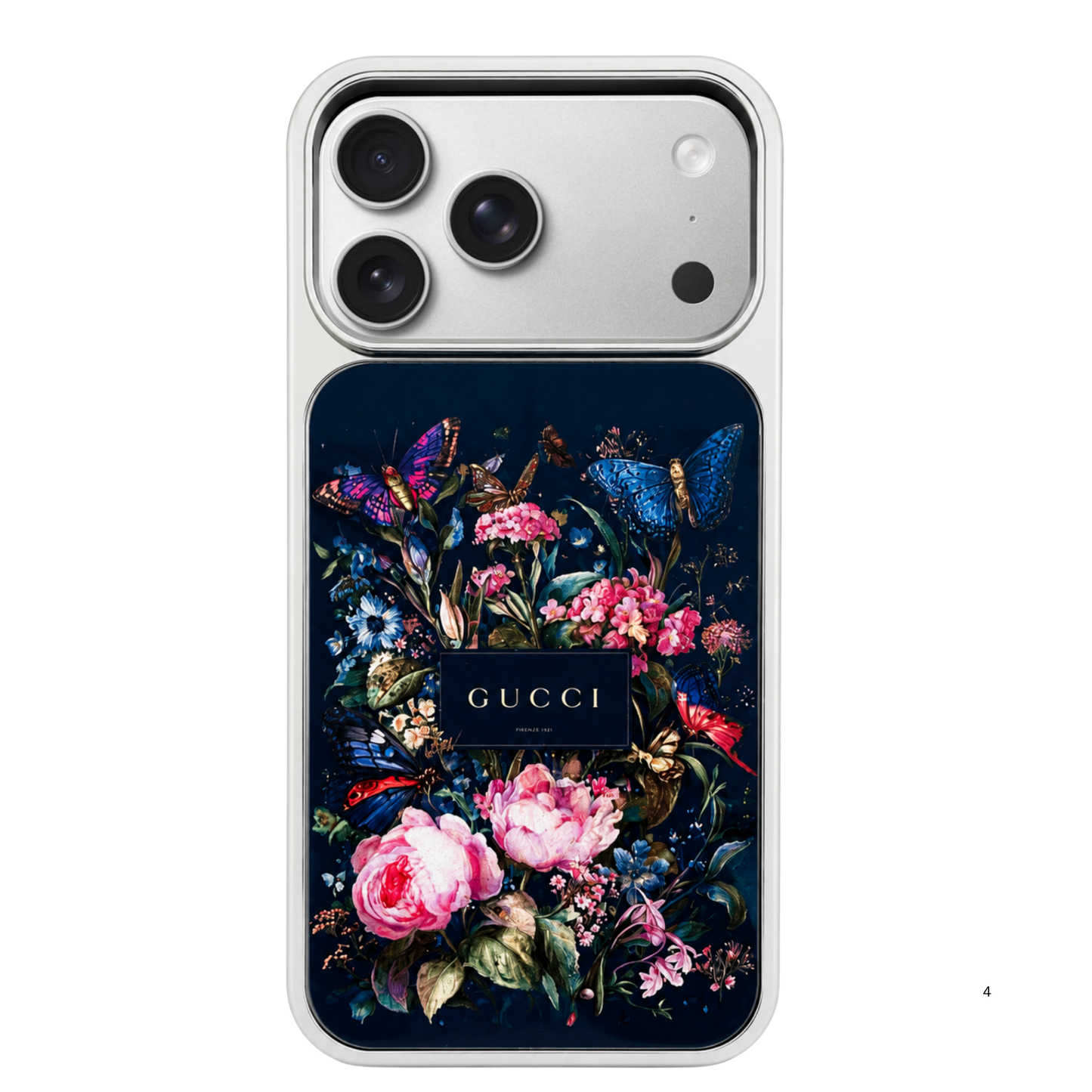 Gucci Floral Acrylic UV Phone Phone Case
